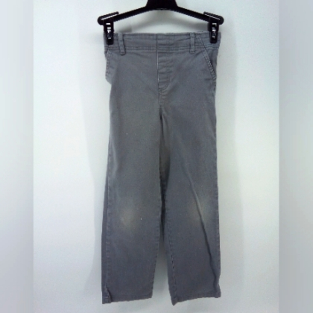 365 Kids Geranimals Gray Pants Cotton Spandex Elastic Waist Boys 8